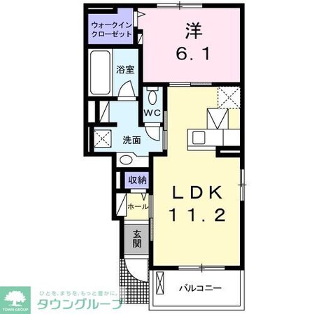 シャンティIIの物件間取画像